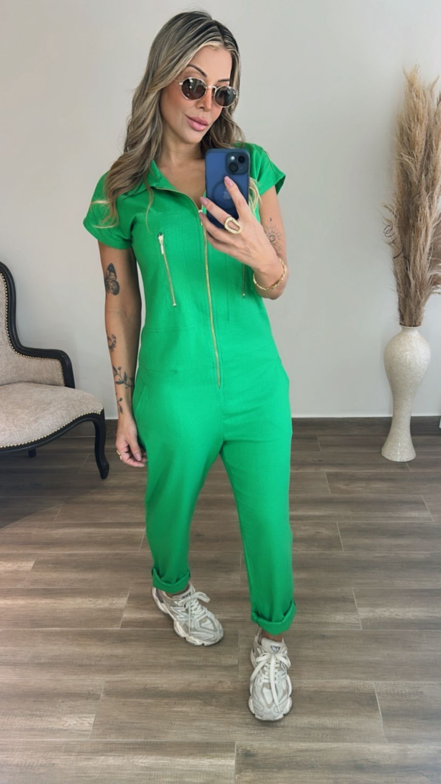 Macacão Santorini De Linho e Elastano + Brinde Exclusivo