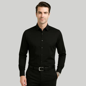 Camisa Elastech Social Anti Amassados + Brinde Relogio Social