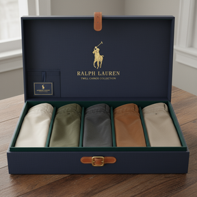 Calça De Sarja Premium Retrô Masculina RPL - Kit 5 Unidades